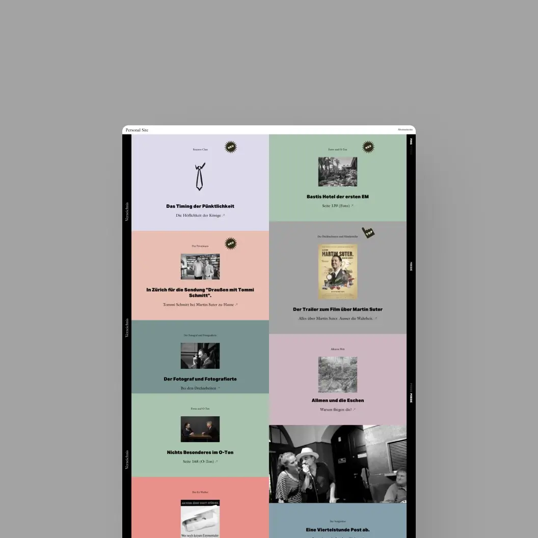 personal website