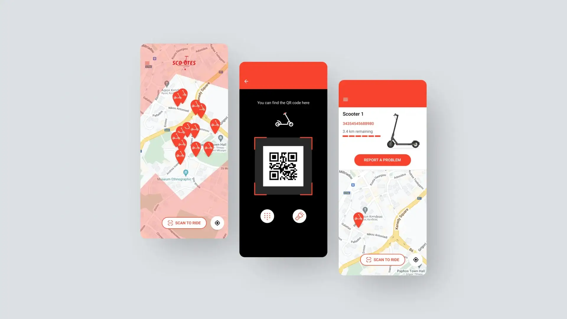 scooter rental app