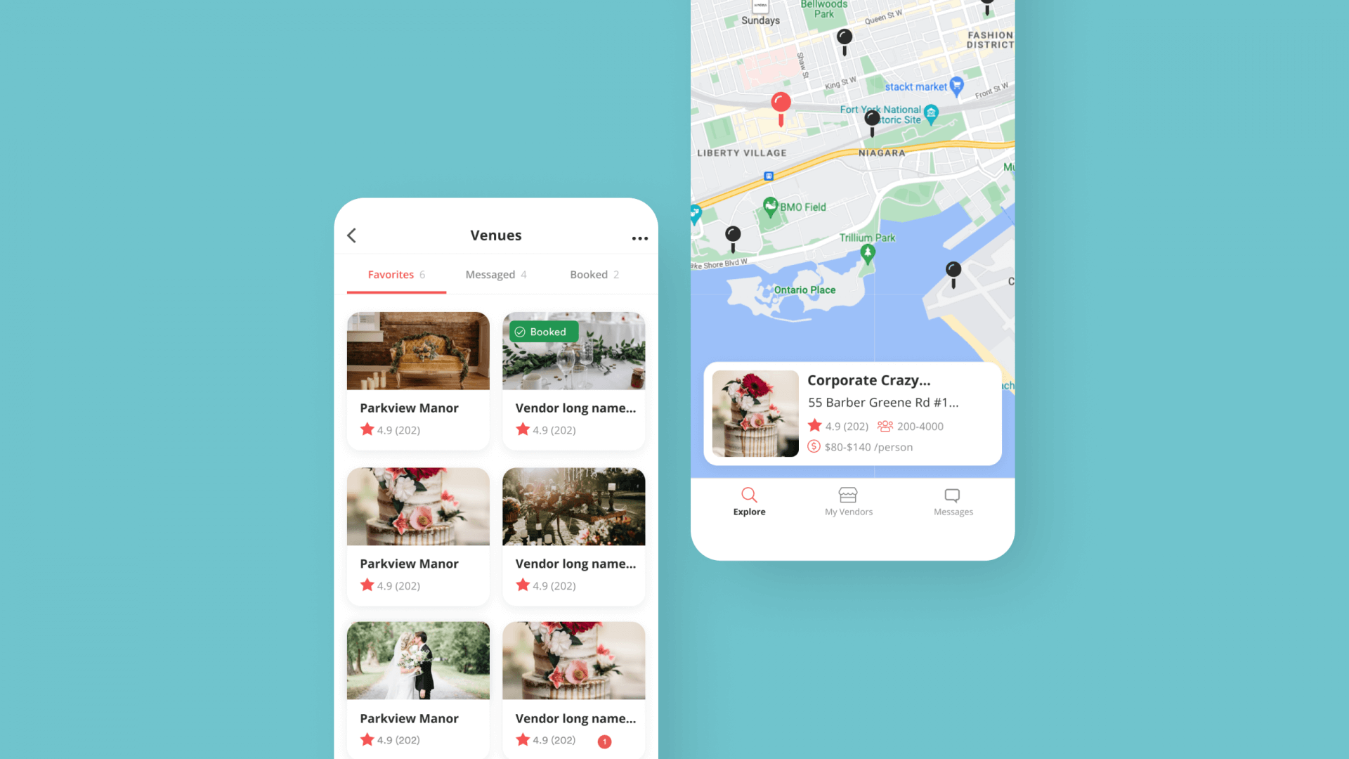event planning app development