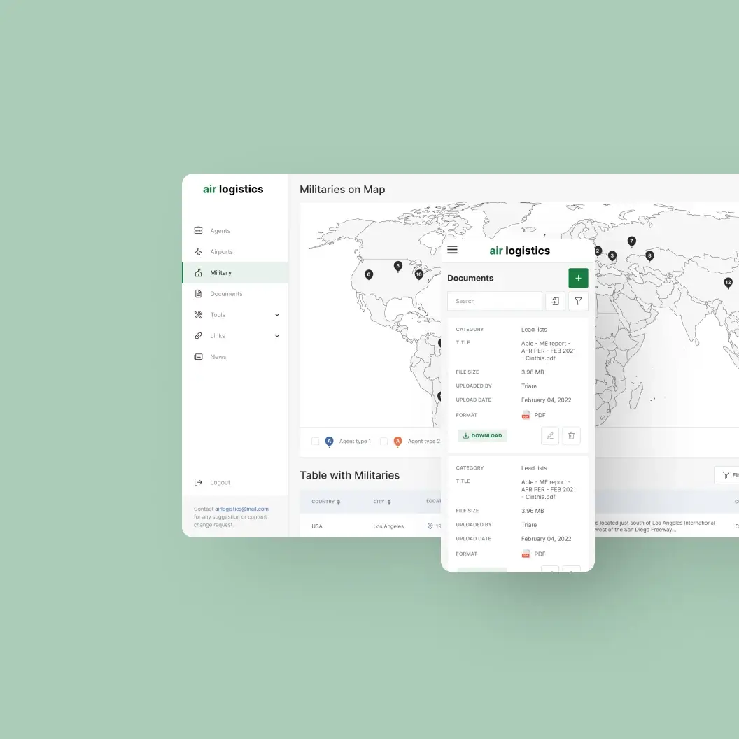 Monitoring Logistics App