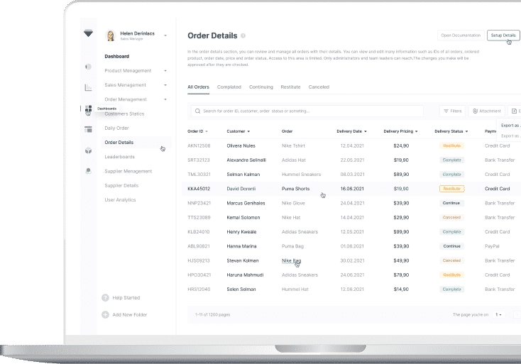 Order management