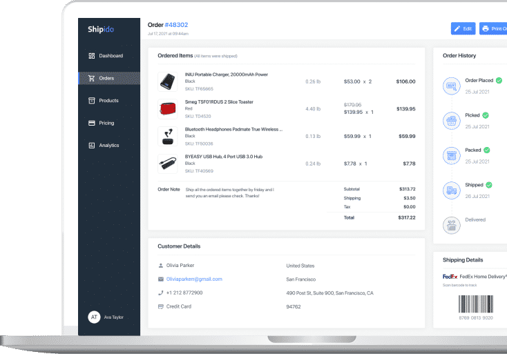 Inventory and warehouse management