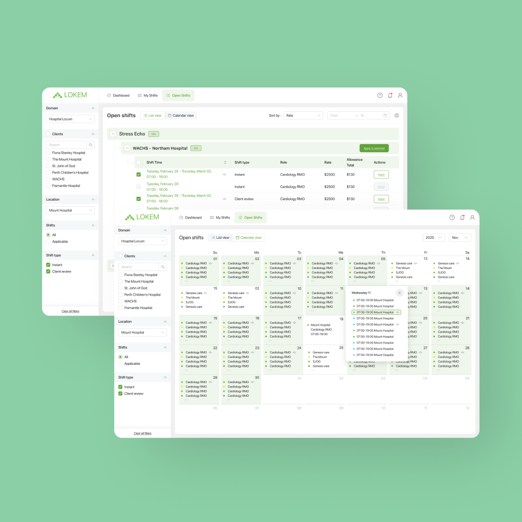 Lokem – streamlined online scheduling for medical appointments