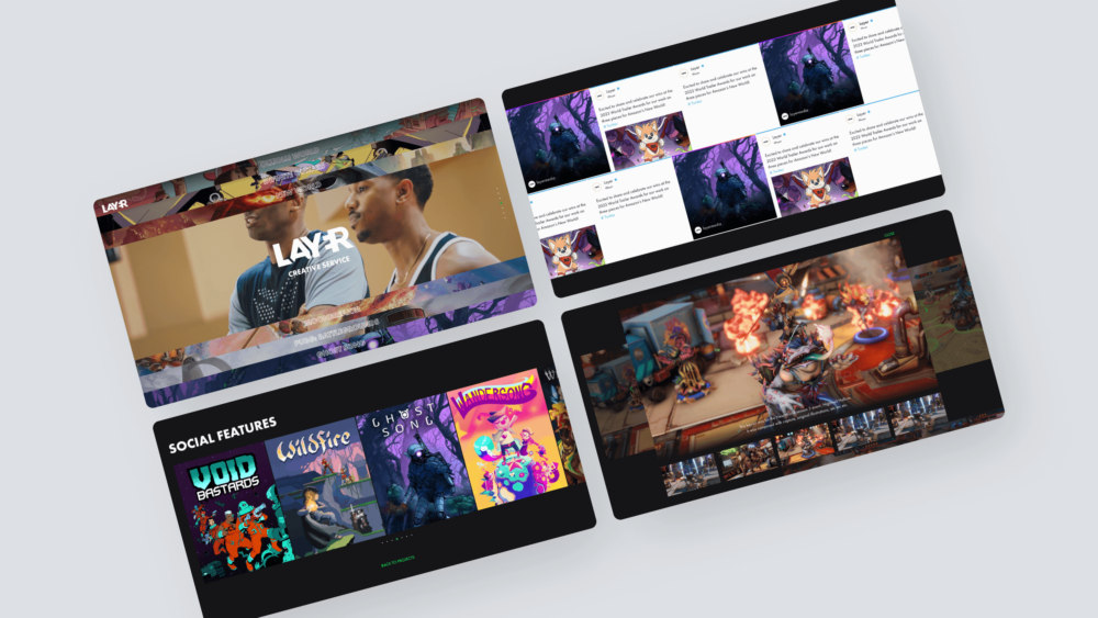 Web design for video agency