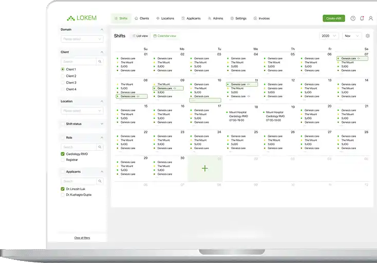 catalog with filters