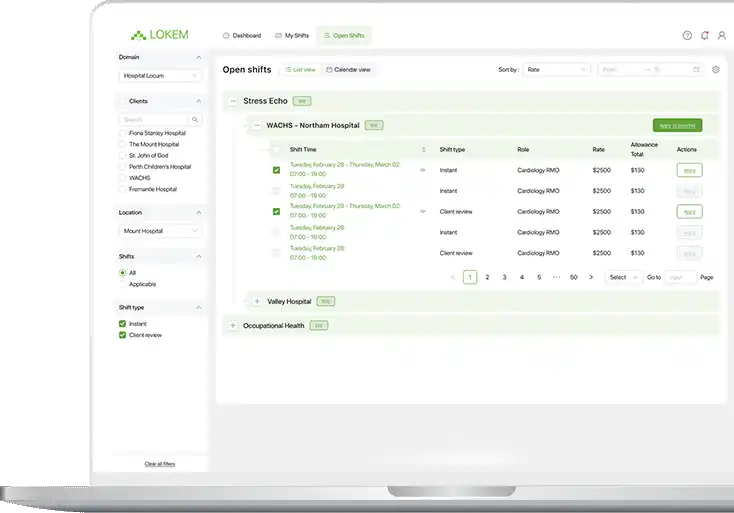 Analytics dashboards