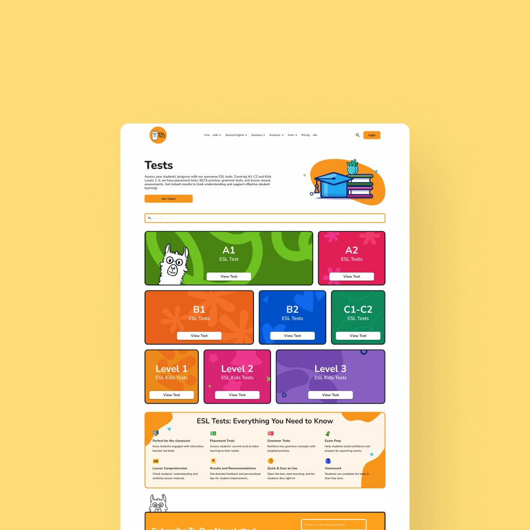 refreshed website design